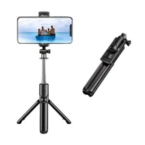 Bastão de Selfie com Tripé para Celular com Controle Remoto