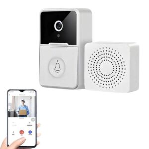 Campainha C/ Câmera Sem Fio Inteligente Interfone com Áudio