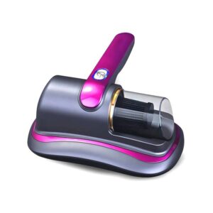 Aspirador Sem Fio Rosa UV Portátil Anti Acaro Recarregável