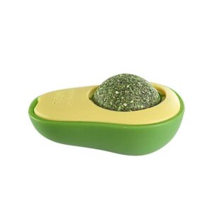 Catnip Abacate Brinquedo para Gatos 360° Atiça Curiosidade