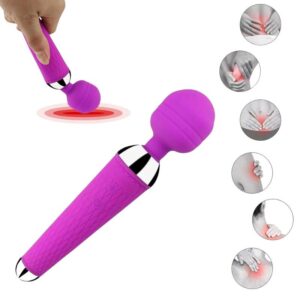 Vibrador Massageador Clitoriano Roxo 10 Modos Recarregável