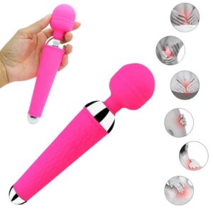 Vibrador Massageador Clitoriano Rosa 10 Modos Recarregável