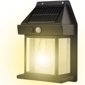 Luminária Solar Externa Potente Arandela Energia Solar