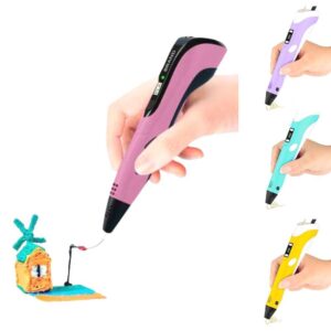 Caneta 3d Impressora Profissional Display LCD + Filamentos