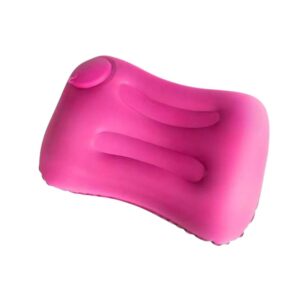 Almofada de Pescoço Rosa com Inflador Integrado