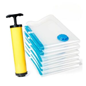 Kit com 10 Sacos a Vácuo 50cm x 60cm cada Acompanha Bomba