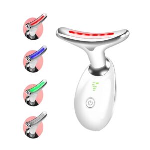 Massageador Branco Aparelho Tratamento Facial Led Lift