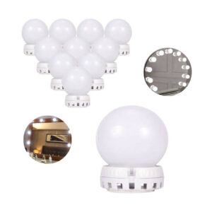 Kit com 10 Lâmpadas LED para Espelho Camarim