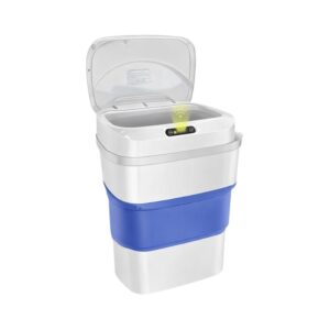 Lixeira Automática Azul Inteligente c/ Sensor de Aproximação