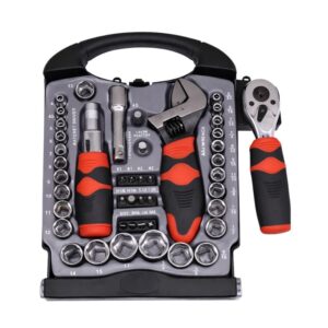 Conjunto de Ferramentas 45 Peças Chave Catraca Bits Soquetes