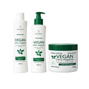 Kit Vegano Myrica Cera Vegana Shampoo Condicionador Máscara
