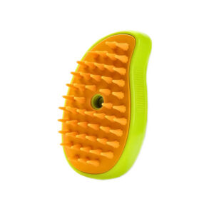 Escova Autolimpante Verde 3 Em 1 Para Pets A Vapor Spray