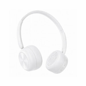 Fone de Ouvido Branco Bluetooth Headphone OnEar Recarregável