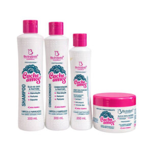 Kit Capilar para Cabelos Cacheados Óleo de Coco e Pantenol