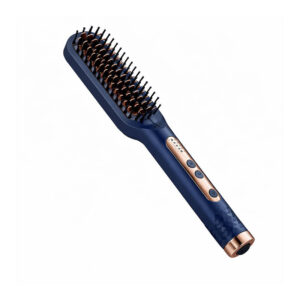 Escova Alisadora Azul Bivolt Reduz o Frizz Liso Perfeito