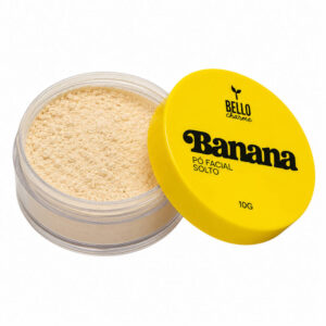 Pó Facial Solto Banana 10g Acabamento Natural e Aveludado