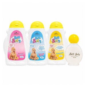 Kit Higiene Baby Shampoo Condicionador Sabonete Água Colônia