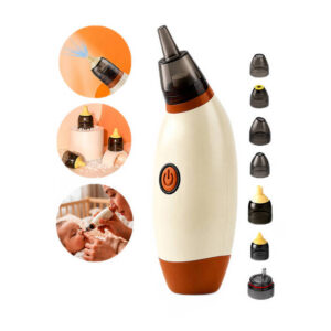 Aspirador Nasal Elétrico para Bebês 04 Pontas 02 Adaptadores