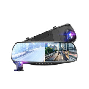 Espelho Retrovisor Câmera Frontal e Traseira Visão Noturna